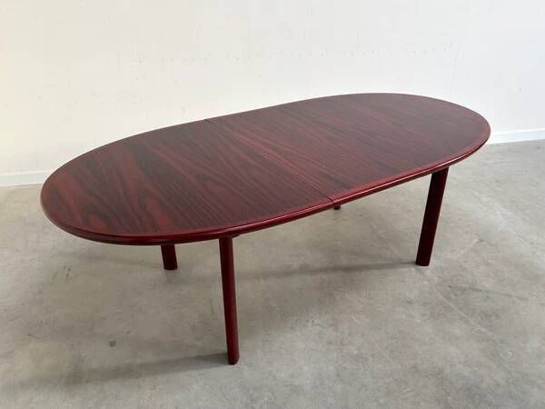 Large oval dining table by Skovby Møbilfabrik, Denmark 1960s