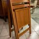 Paire de chaises bois pliantes vintage