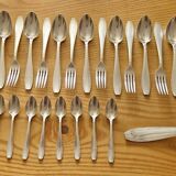 Apollo 12-piece silver-plated cutlery set