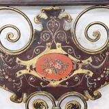 Pair Of Antique Headboards In Wrought Iron, Italy Early 19th Century