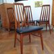Série de 4 chaises danoises Niels Koefoed Mid-Century