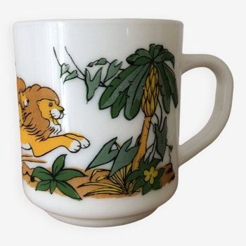 Mug Arcopal vintage jungle lion