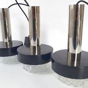 Suite de 3 suspensions vintage 1960