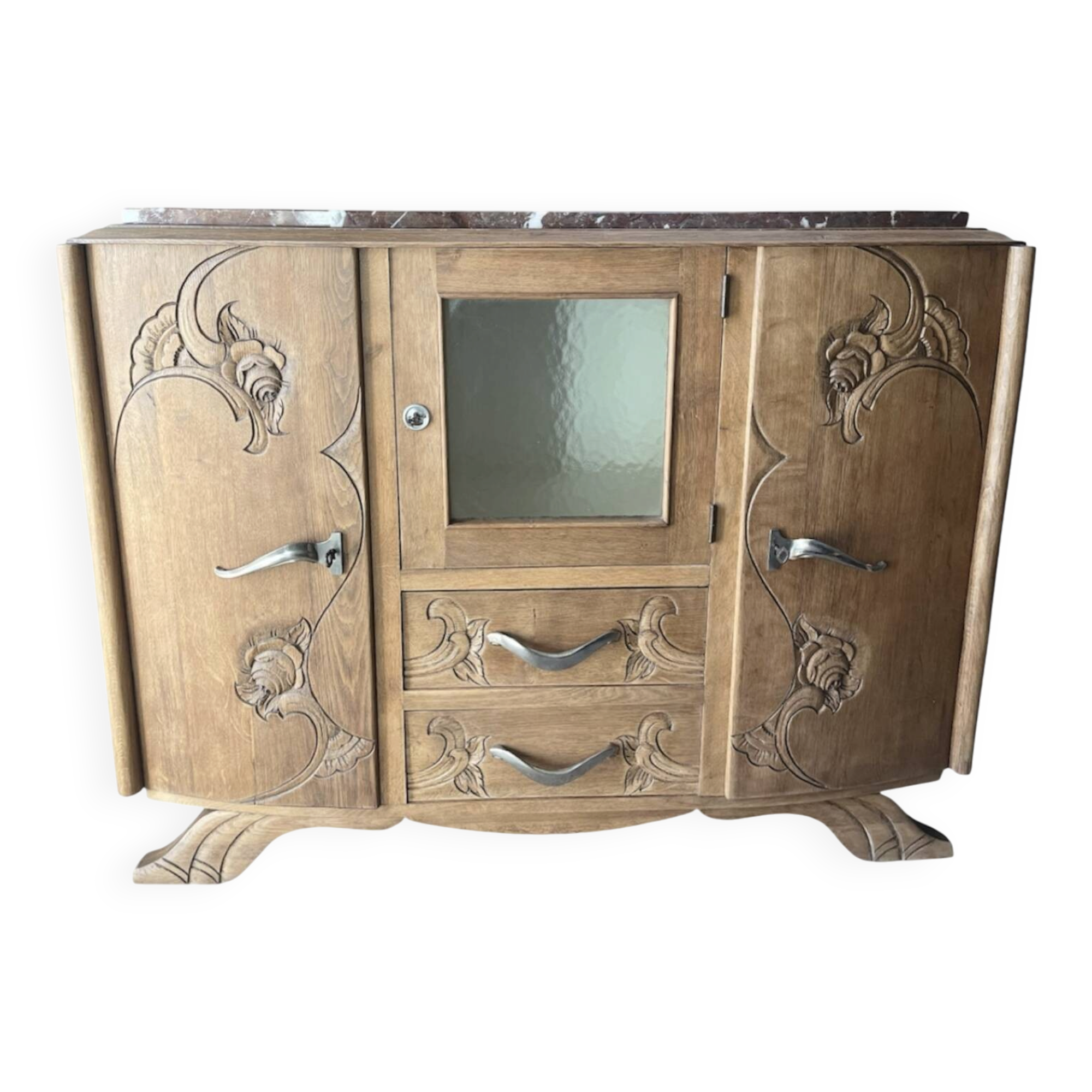 Buffet art déco en chêne