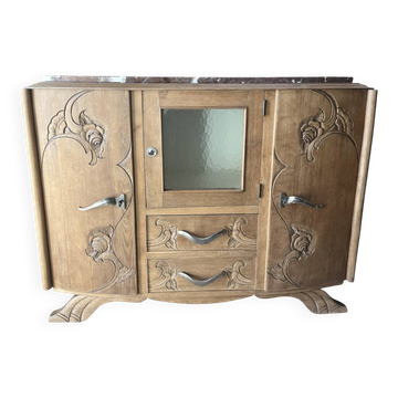 Art Deco oak sideboard