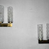 Pair of Scandinavian wall lamps from the 70s