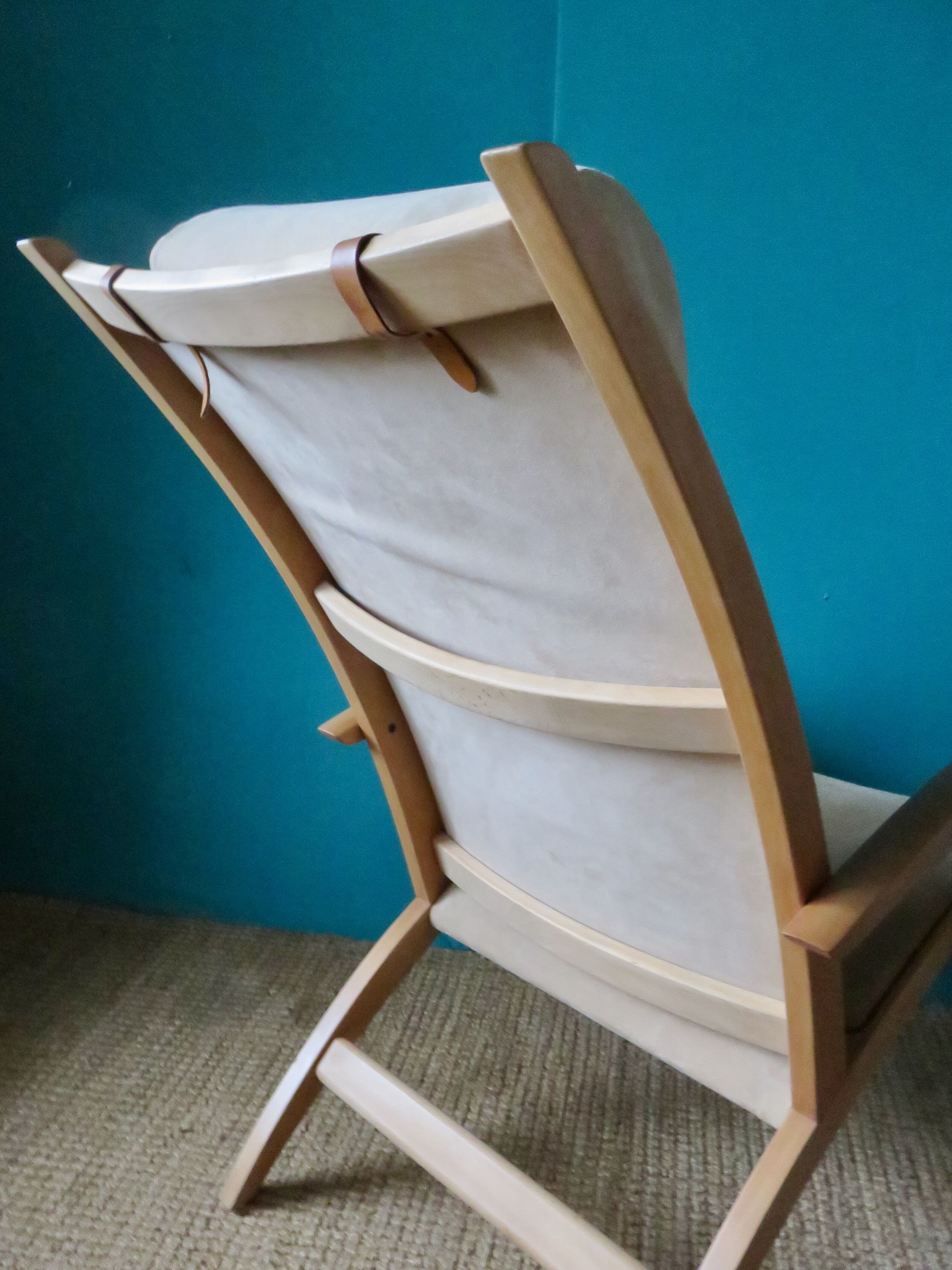 Paire de fauteuils de bill potter pour vejle møbel fabrik. danemark 2000