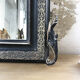 Louis Philippe mirror with pediment - 136x83cm