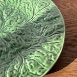 Vintage Cabbage Barbotine Dish
