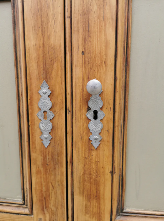 Old Parisian buffet restored solid wood