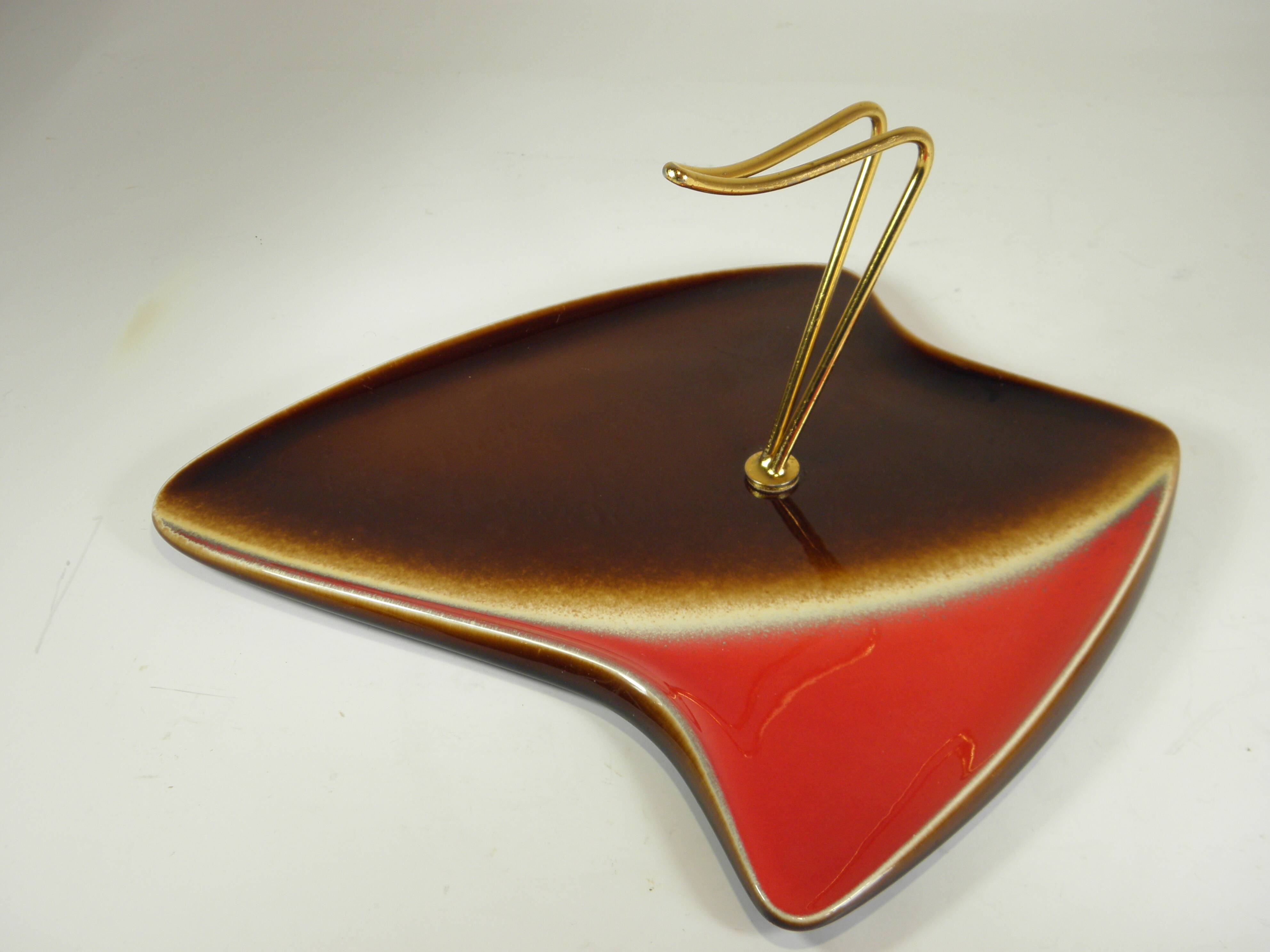 1960s ceramic cheese platter