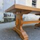 Large monastery table in solid oak – French handcrafted.