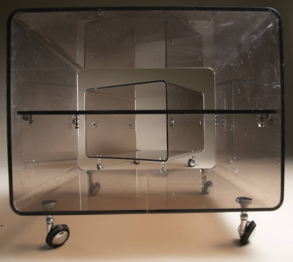 Paire de tables de  chevet Michel Dumas
