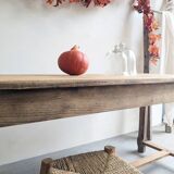 Solid oak farmhouse table