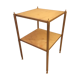 Marble and brass side table