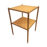 Marble and brass side table