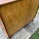Vintage 1950s chest of drawers in gilded oak