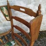 Vintage oak living room