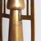 Pair of art nouveau copper and brass vases by Gustave Serrurier-Bovy