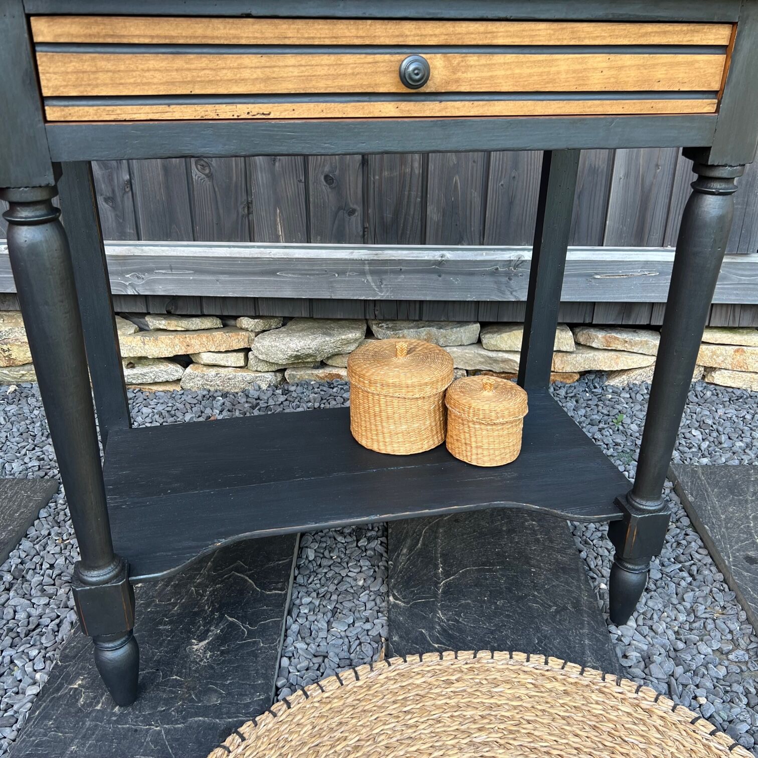 Old restored dressing table