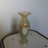 Polished marble vase