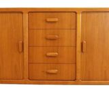 Silkeborg deens teak vintage sideboard 'Bandenitz' | 200 cm