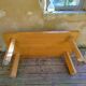 Vintage solid wood coffee table