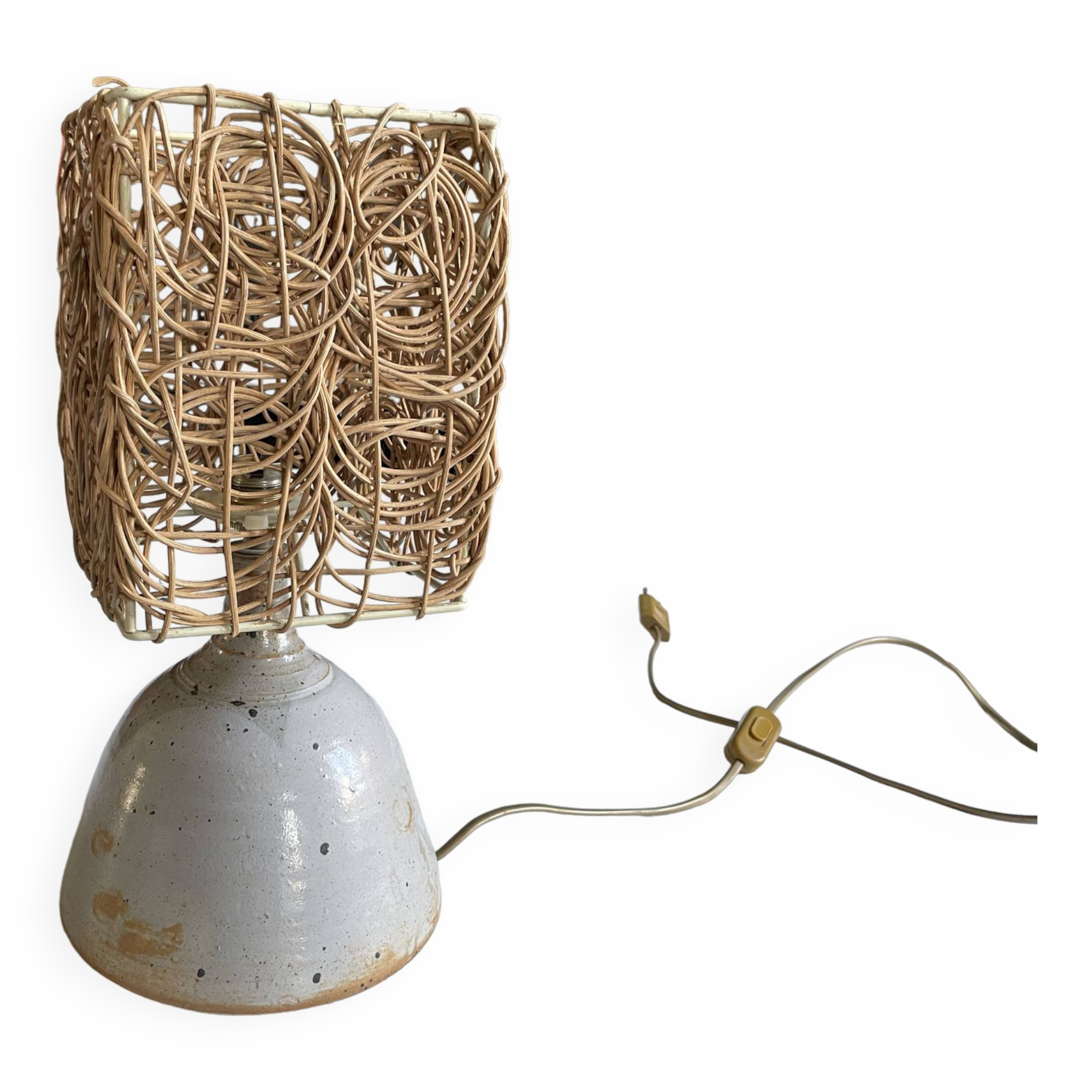 70s ceramic lamp