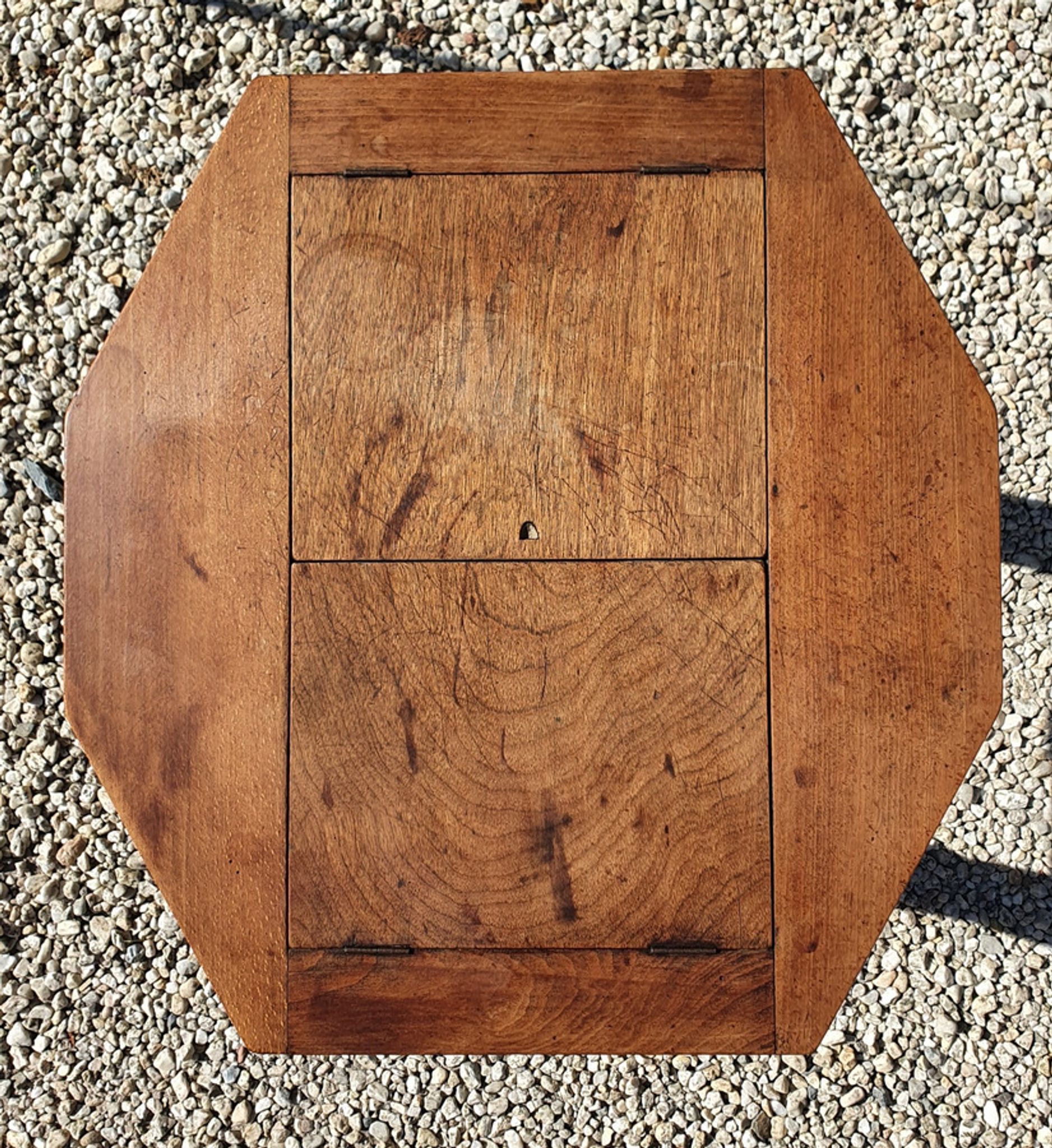 Wooden service foot heart shape