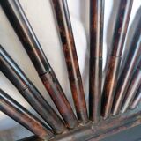 Vintage rattan headboard 2 seats 155 x 140 cm