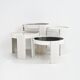 Nest tables model 780, created by Gianfranco Frattini for Cassina, year