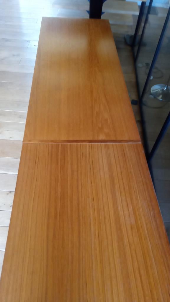 Teak veneer sideboard