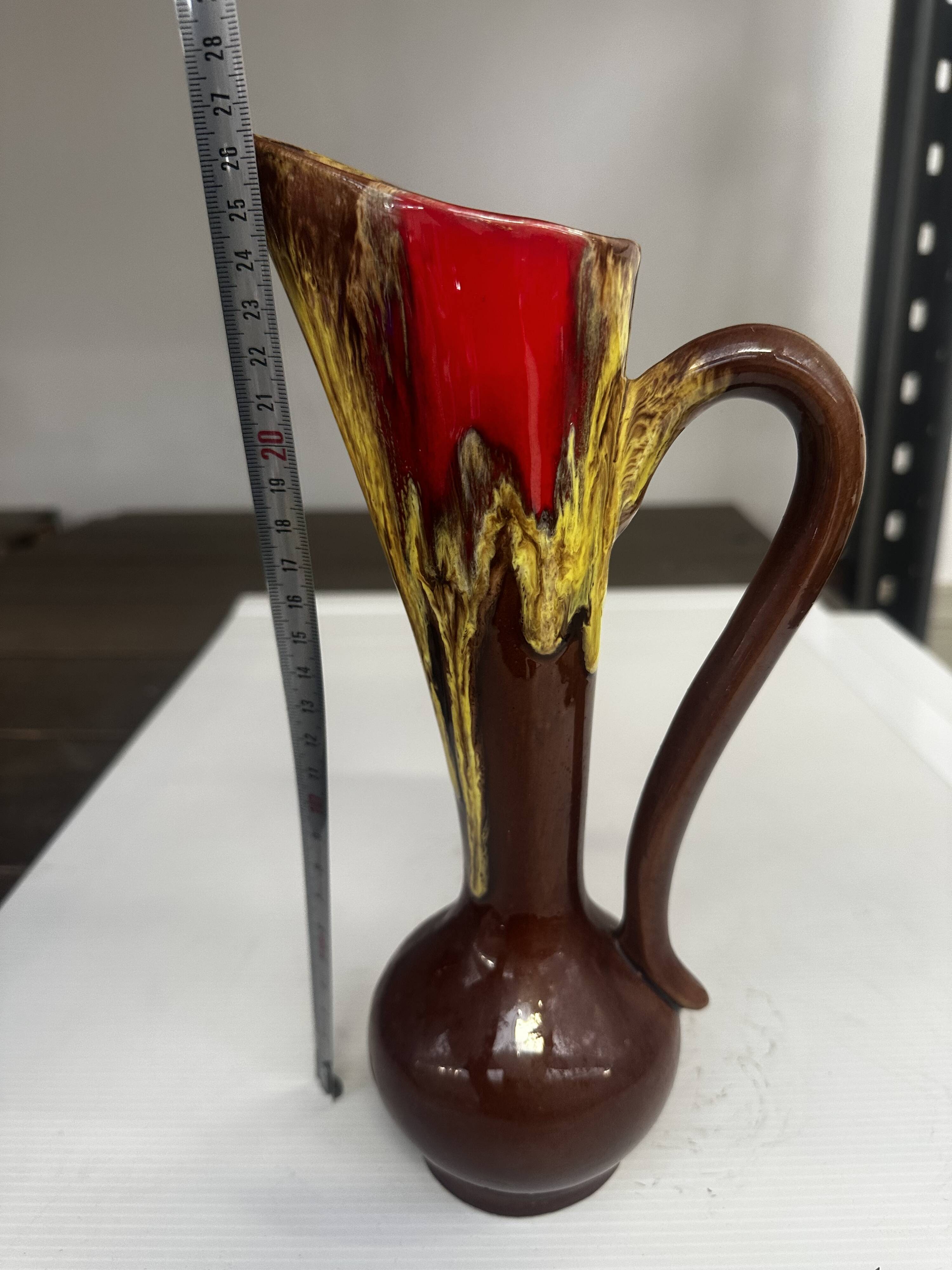 Pichet - Soliflore Vallauris céramique émaillée H 26 cm