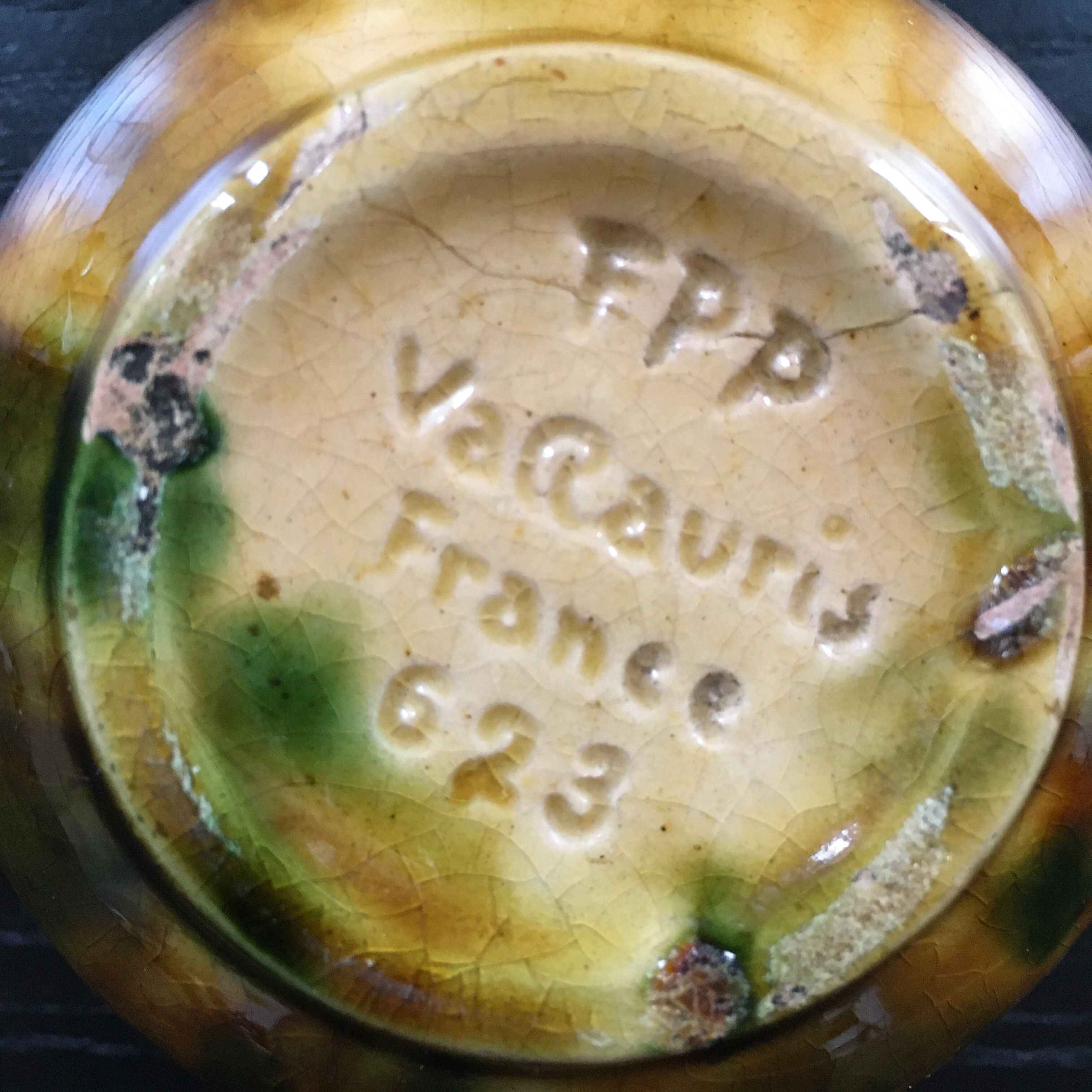 Yellow Valauris Ear Bowl