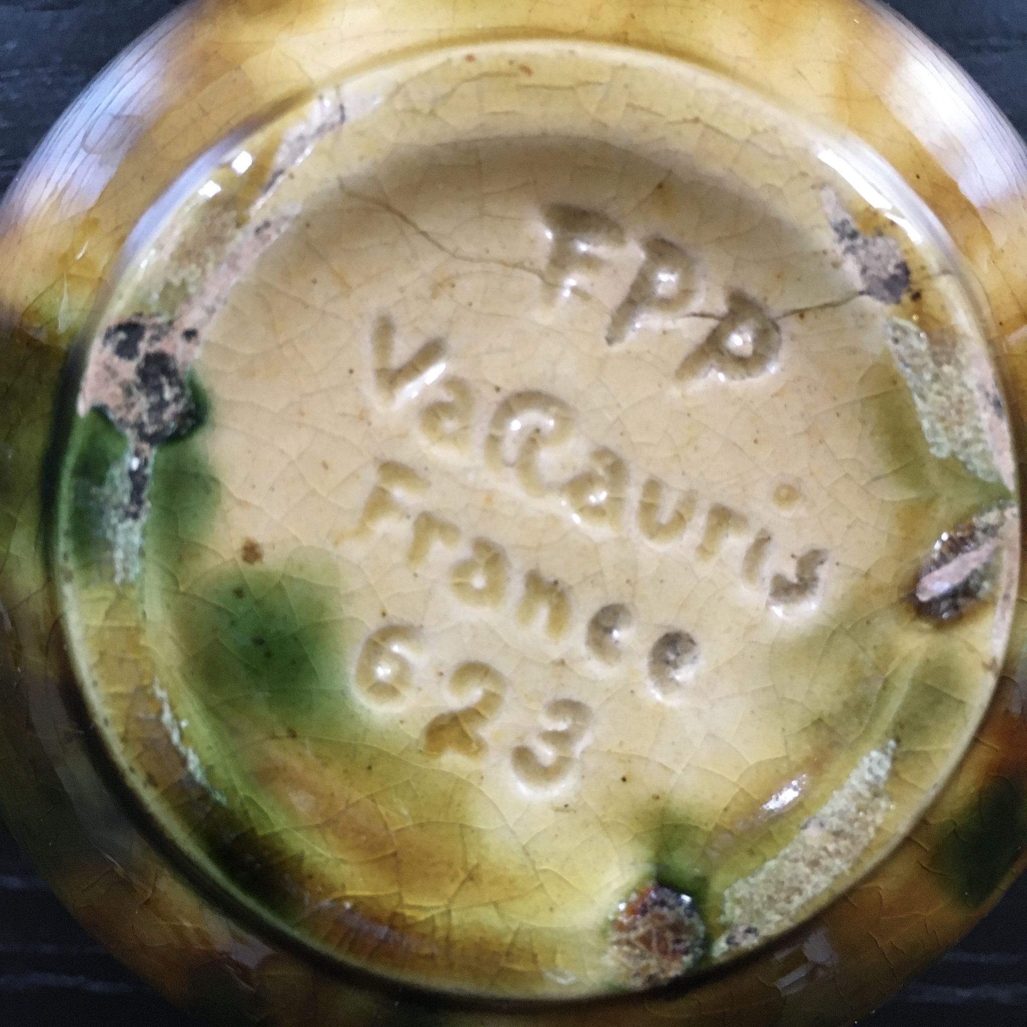 Yellow Valauris Ear Bowl