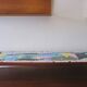 Mid century ceramic tiled patchwork long and low coffee table, 1960s