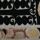 Hand knotted rug, vintage Turkish rug 128x130 cm