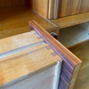 Wall unit / bookcase Italian Luigi Bartolini 1960
