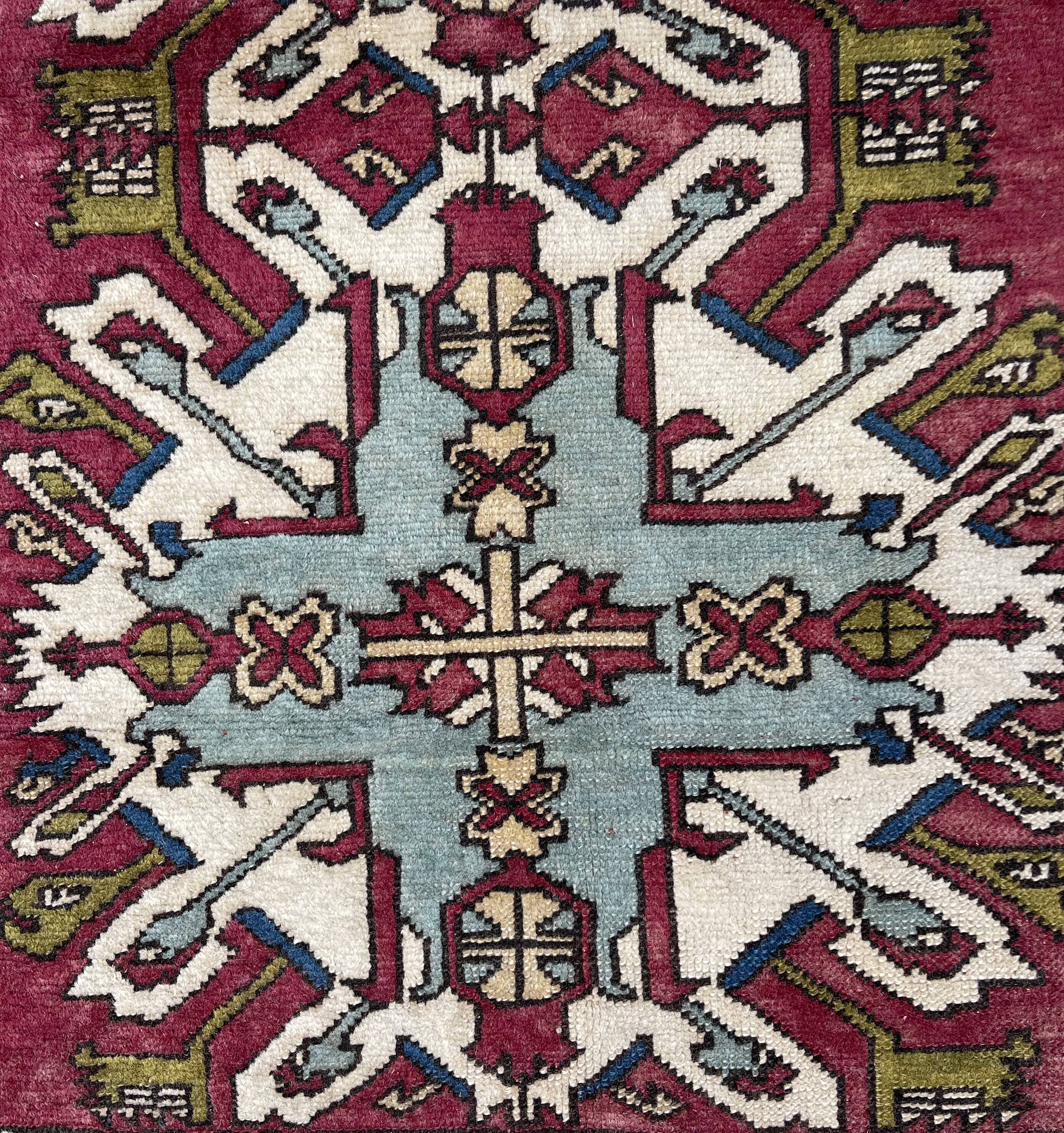 Vintage Turkish Kars Kazak Rug, 180 x 126 cm