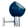 Wall lamp by Flavio Poli for Seguso in blue Murano glass, Italy 60s