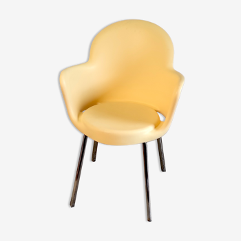 Chaise beige « GoGo Basic » par Marcello Ziliani pour Sintesi - fin XXème