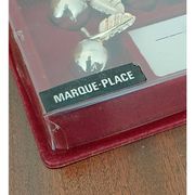 Ensemble  de 6 marque place pommes argentés