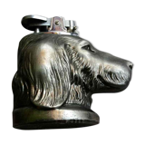 Silver metal table lighter