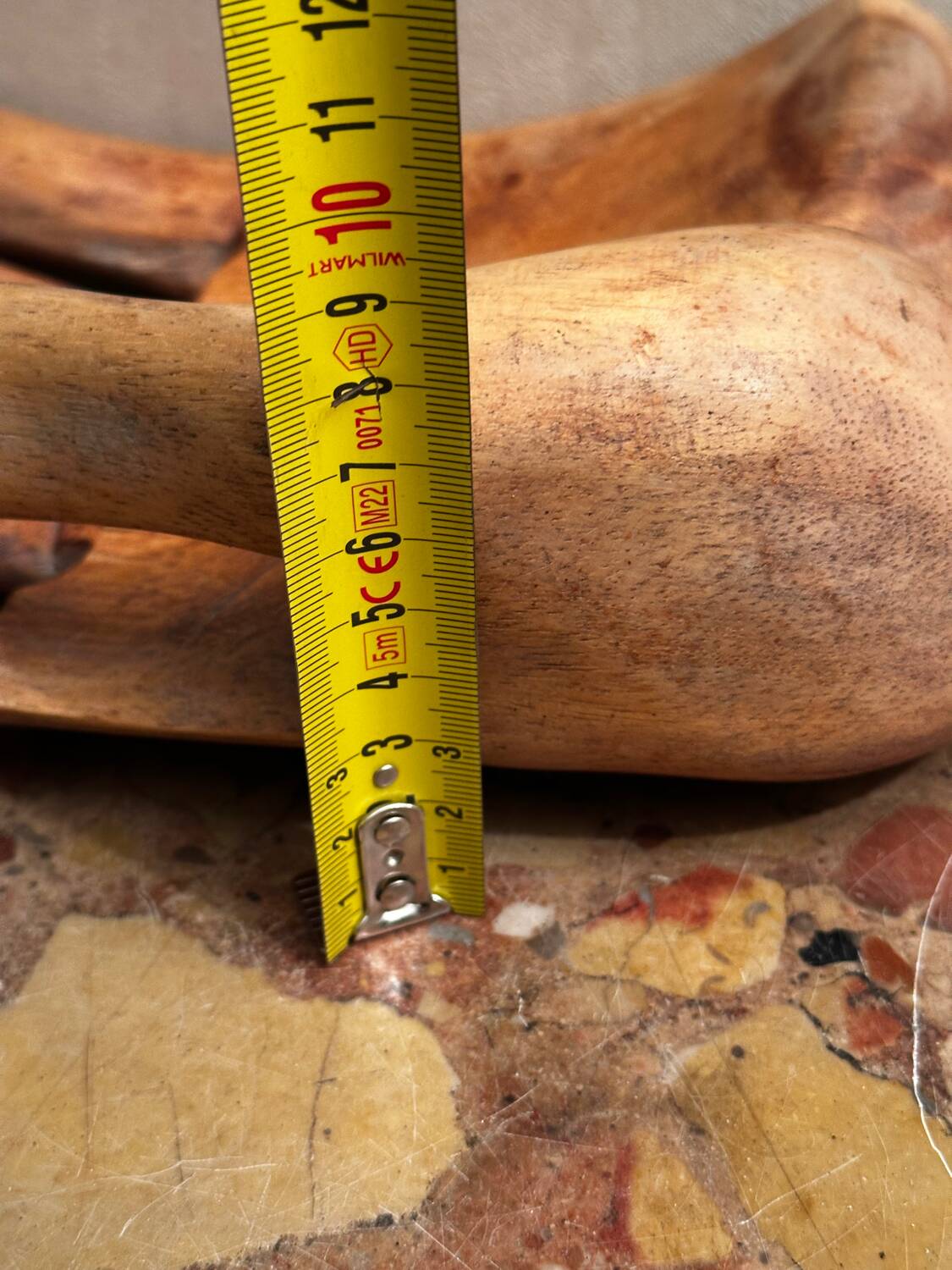 Large Carved Wooden Hand - 1950s