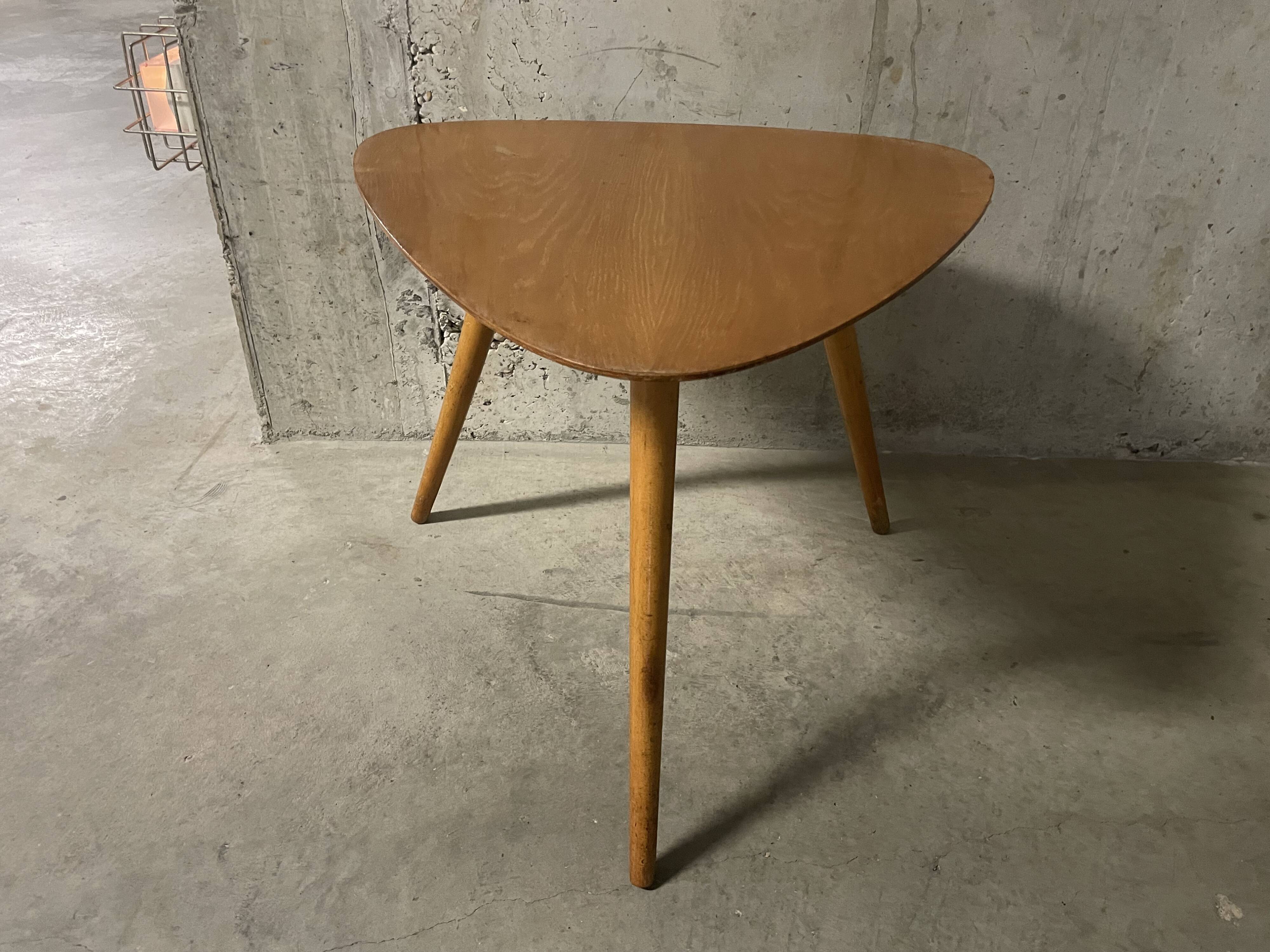 1960s tripod coffee table