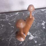 Vintage wall coat rack