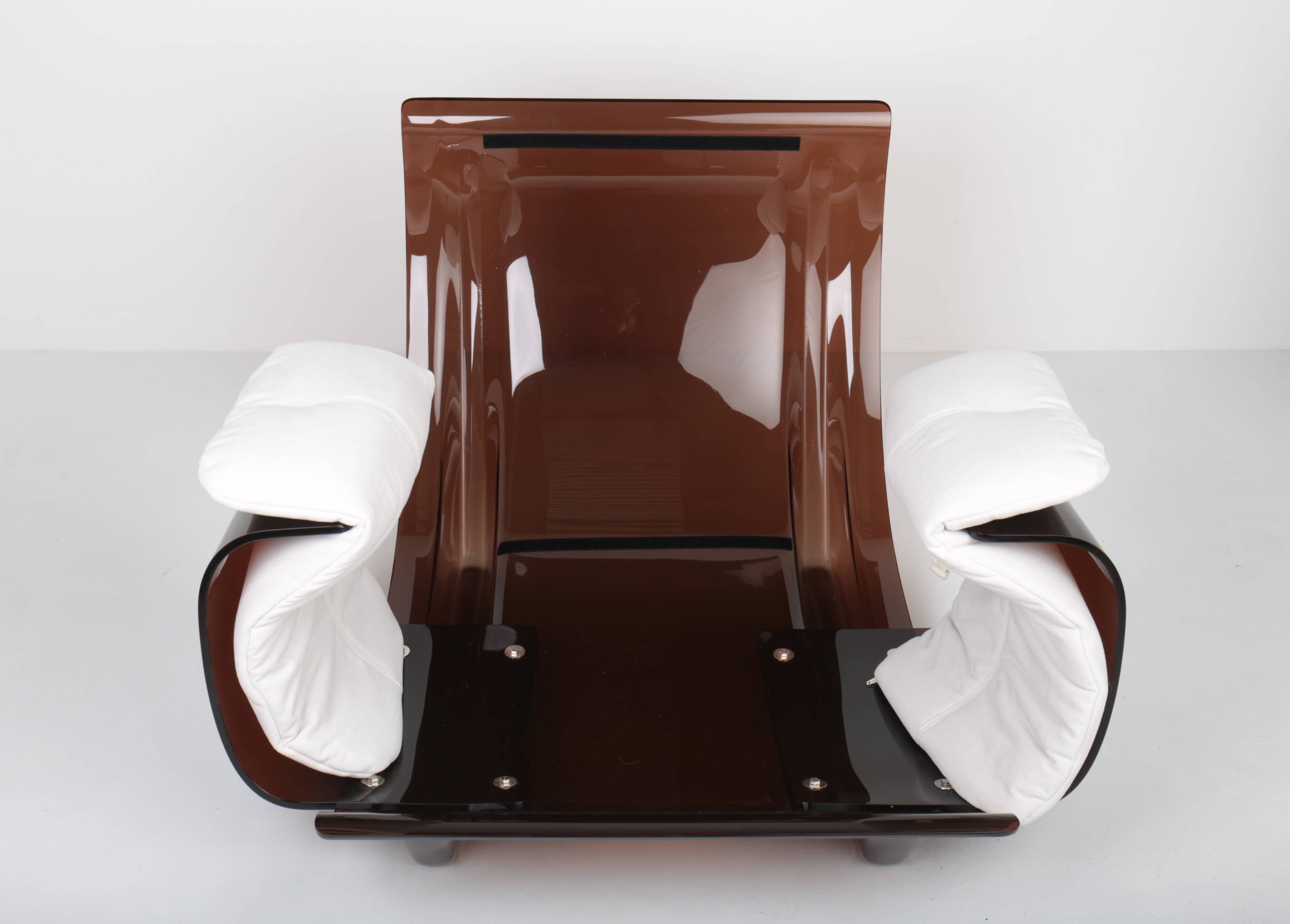 Armchair Marsala  with ottoman by Michel Ducaroy for Ligne Roset