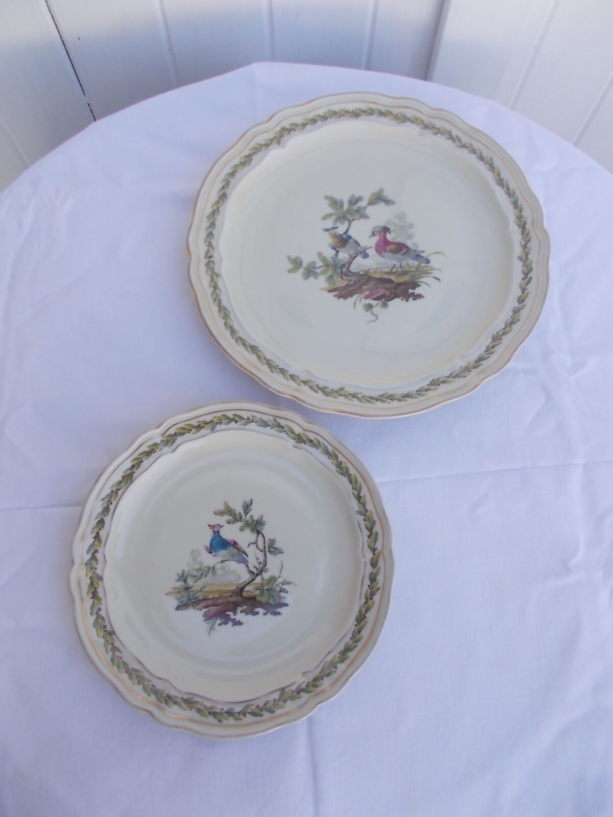 Set of 2 Limoges plates
