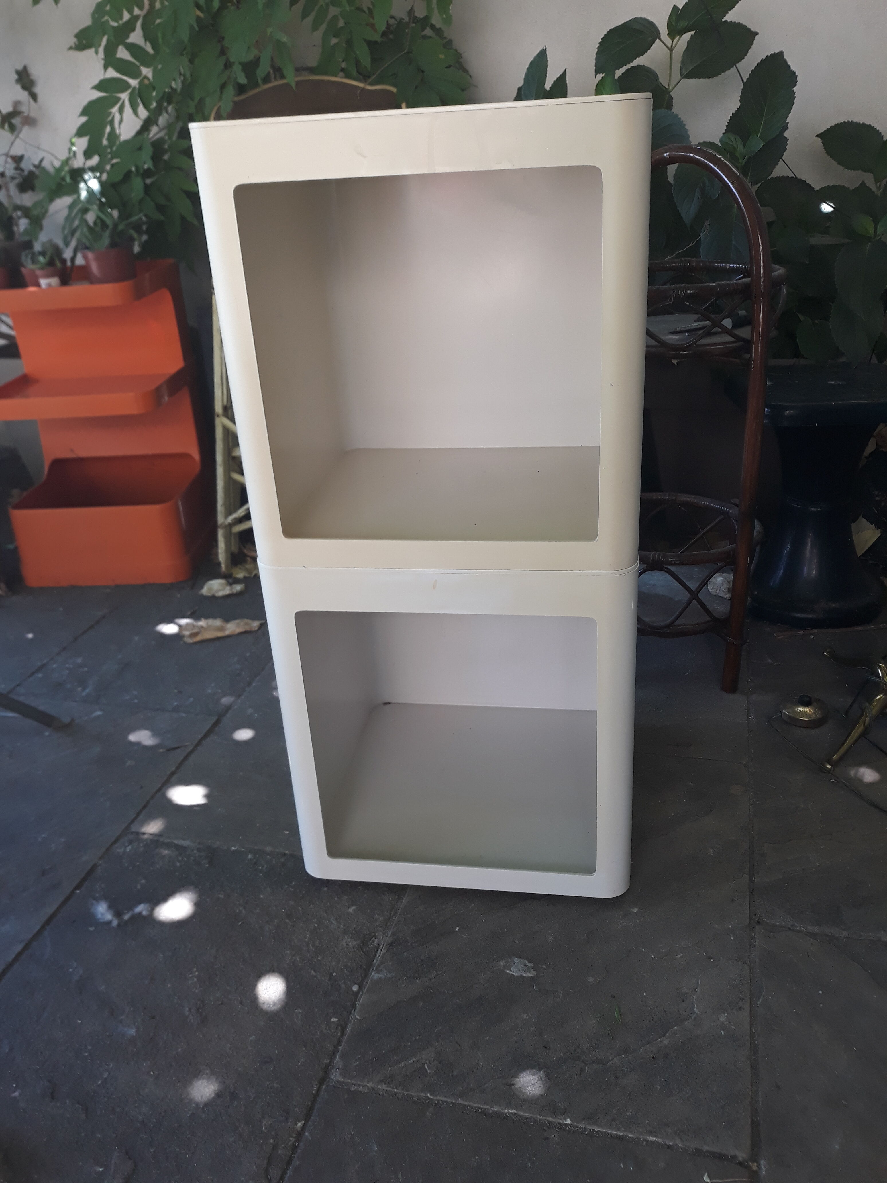 Georgia Castiglioni modular furniture pair for Valenti