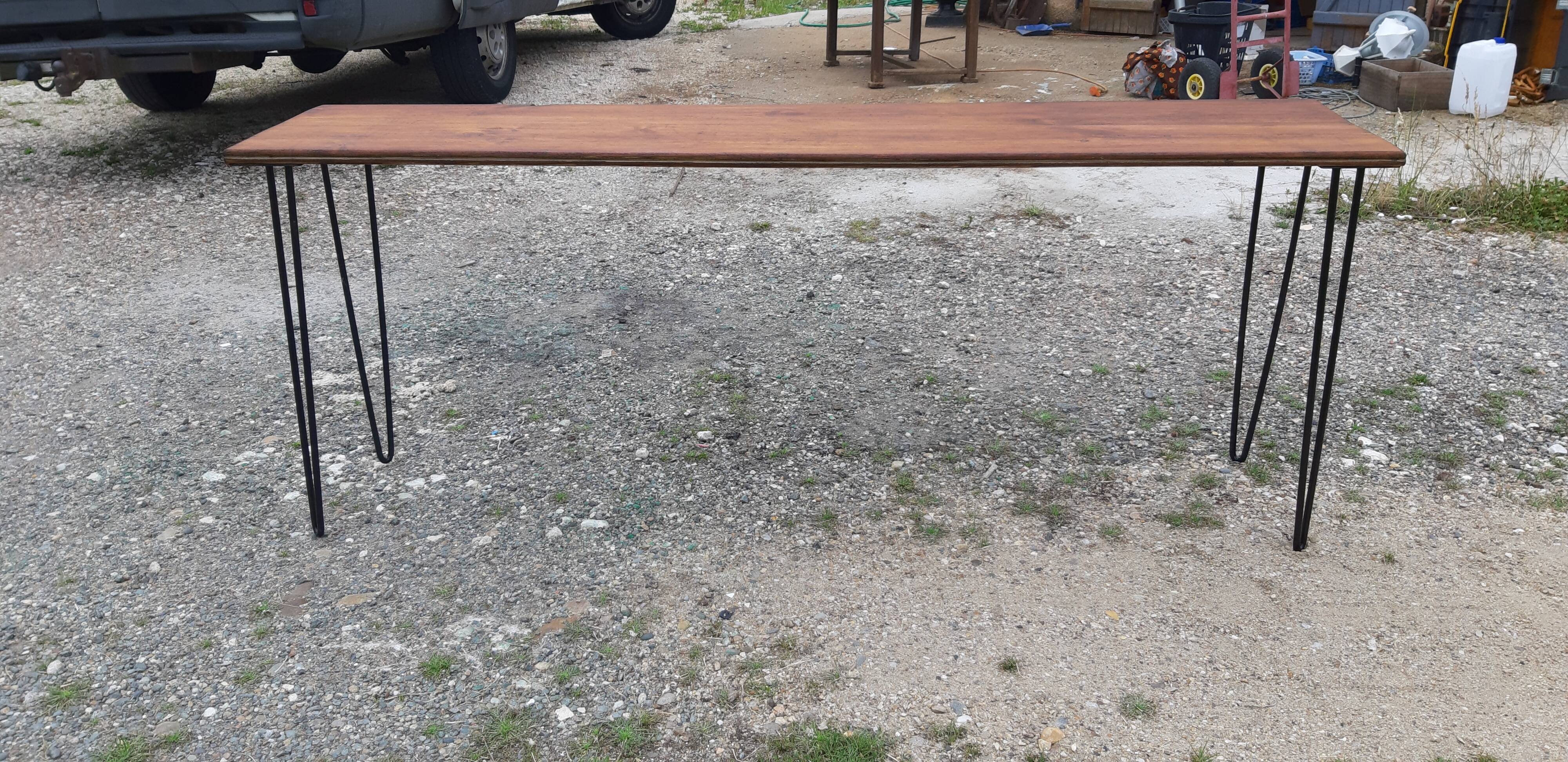 Industrial console feet compass iron